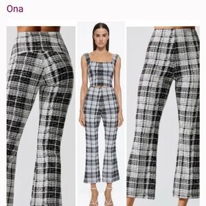 Ona by Yoon Jung Plaid Pants